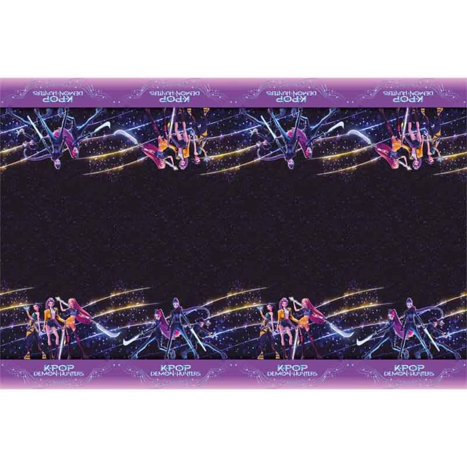 K-Pop Demon Hunters Plastic Tablecover 1.8m x 1.2m