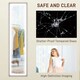 image 9 of HOMCOM Dimming Full Length Mirror w/ Lights Standing Leaning Wall Mount Grey