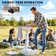 image 4 of Outsunny Portable Camping Sink with Towel Holder & Soap Dispenser Hand Wash