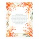 image 3 of Love Your Enemies Orange Sermon On Mount Bible Quote Black Framed Wall Art Print A4