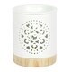 image 1 of Mandala Cut Out Oil Burner - White