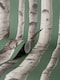 image 2 of Fine Decor FD43292 Birch Trees Wallpaper, Hunter Green