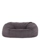 image 4 of Soul Giant Corduroy Bean Bag Charcoal Grey 2-Seater Bean Bag Chair | Grey | Charcoal Grey | XL | 1