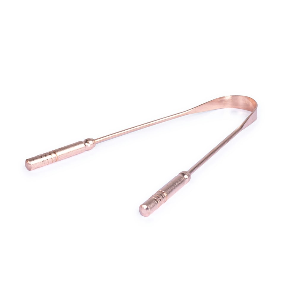image 1 of Yoga-Mad Copper Tongue Cleaner - Copper - One Size