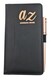 image 1 of Slim Black Address Book & Pen