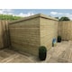 image 3 of 9 x 7 WINDOWLESS Garden Shed Pressure Treated T&G PENT Wooden Garden Shed + Single Door (9' x 7' / 9ft x 7ft) (9x7)