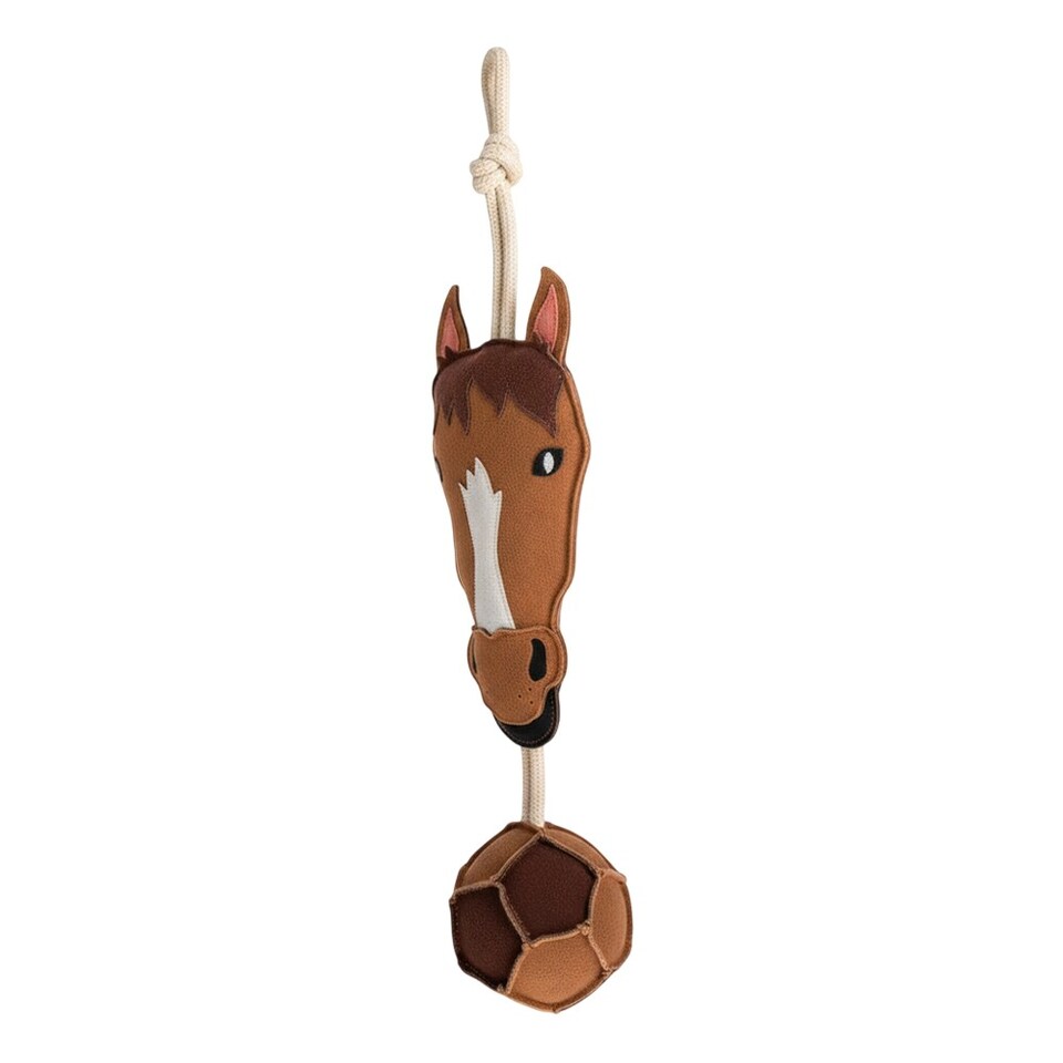 image 1 of Hy Hoofer The Horse Horse Toy | Orange | Orange/White | 1