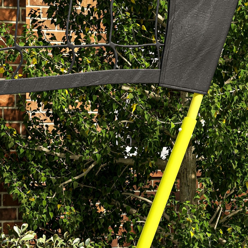 image 1 of SPORTNOW Portable Badminton Net Set w/ Volleyball Net, Rackets, Shuttlecocks