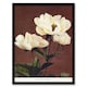 image 1 of Ogawa Kazumasa Framed Wall Art Print White Herbaceous Peony Flowers Home Décor