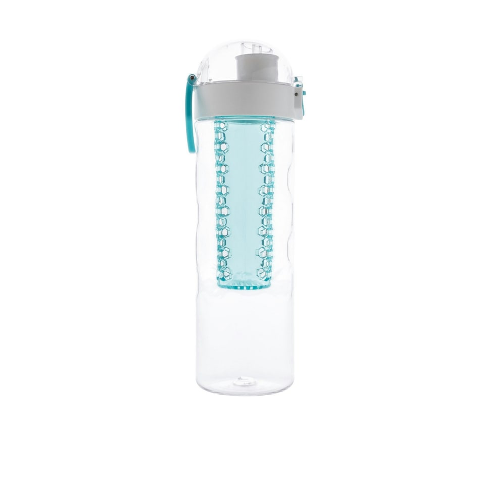 image 1 of XD Xclusive Honeycomb Leakproof 700ml Infuser Bottle - Turquoise - One Size Blue | One Size