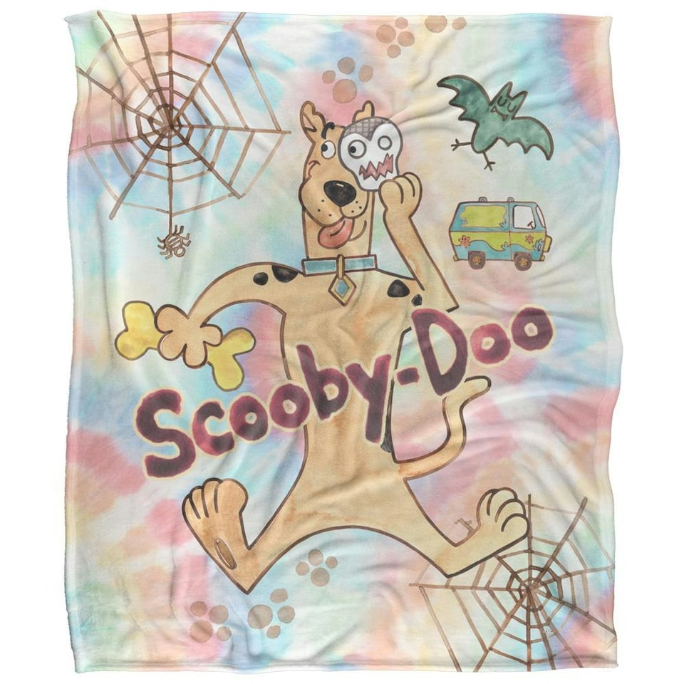 image 1 of Scooby Doo Painted Blanket - Multicoloured - One Size