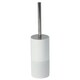 image 2 of Showerdrape Chantilly White Toilet Brush & Holder