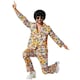 image 1 of Mens Fancy Dress Costume - 70s Disco, retro circle pattern | Multi | colourful | 2XL | 1