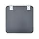 image 7 of Living and Home Square Wall Mirror - Black - 70cm | Black