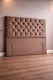 image 2 of Floorstanding Headboard Mink Plush Chesterfield 6FT Superking  54inch High