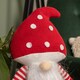 image 5 of 28cm Red and White Sitting Christmas Gonk with Mushroom Hat