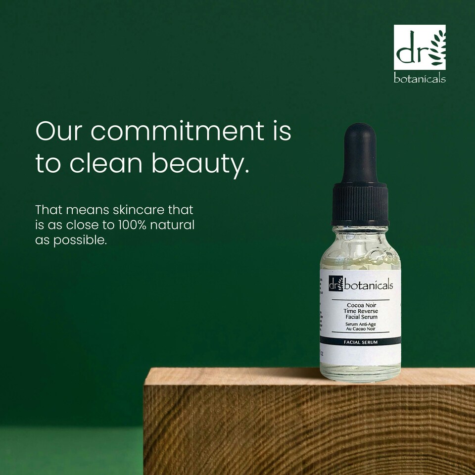 image 1 of Dr Botanicals Cocoa Noir Time Reverse Facial Serum 15ml