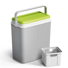 29L Thermal Cooler Freezer Insulated Cool Ice Box | Grey | 1