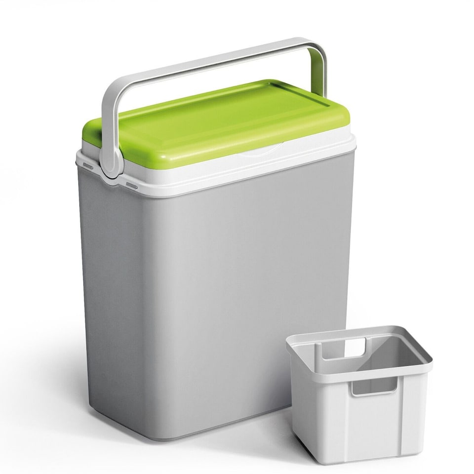 image 1 of 29L Thermal Cooler Freezer Insulated Cool Ice Box | Grey | 1