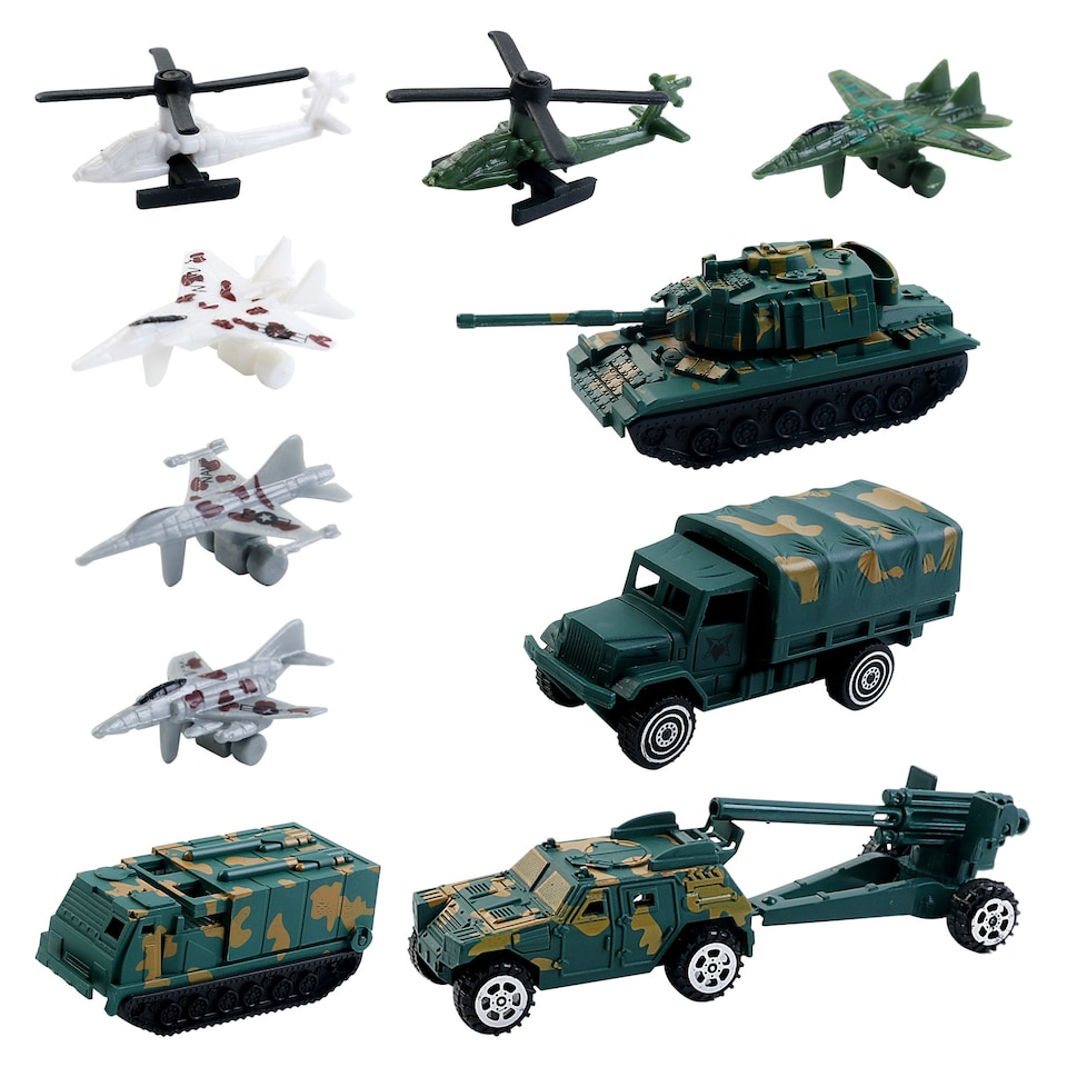 image 1 of Aircraft Carrier Military Toy Set – 20+ Accessories | Warplanes, Vehicles, Battleships & More | Gift for Kids