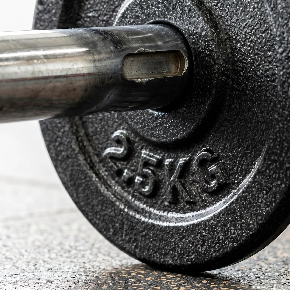 image 1 of SPORTNOW Weight Plates Set, 1"/2.5cm Weight Disc Pair, 4 x 2.5kg