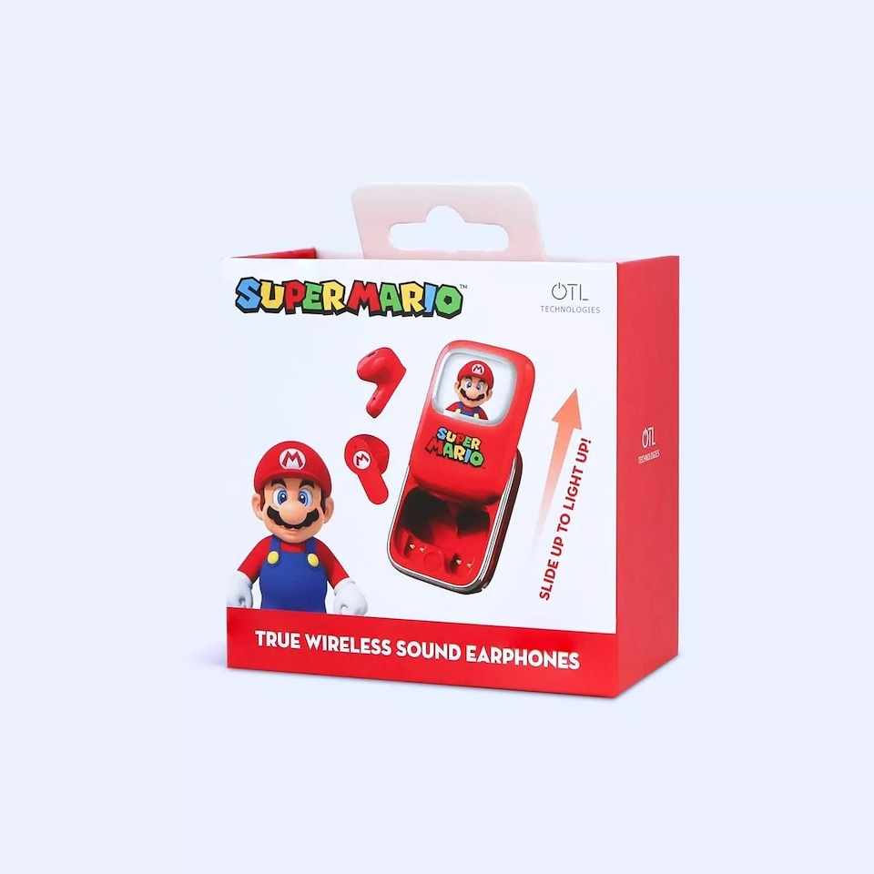 image 1 of Super Mario Slide Open TWS Earphones | Red
