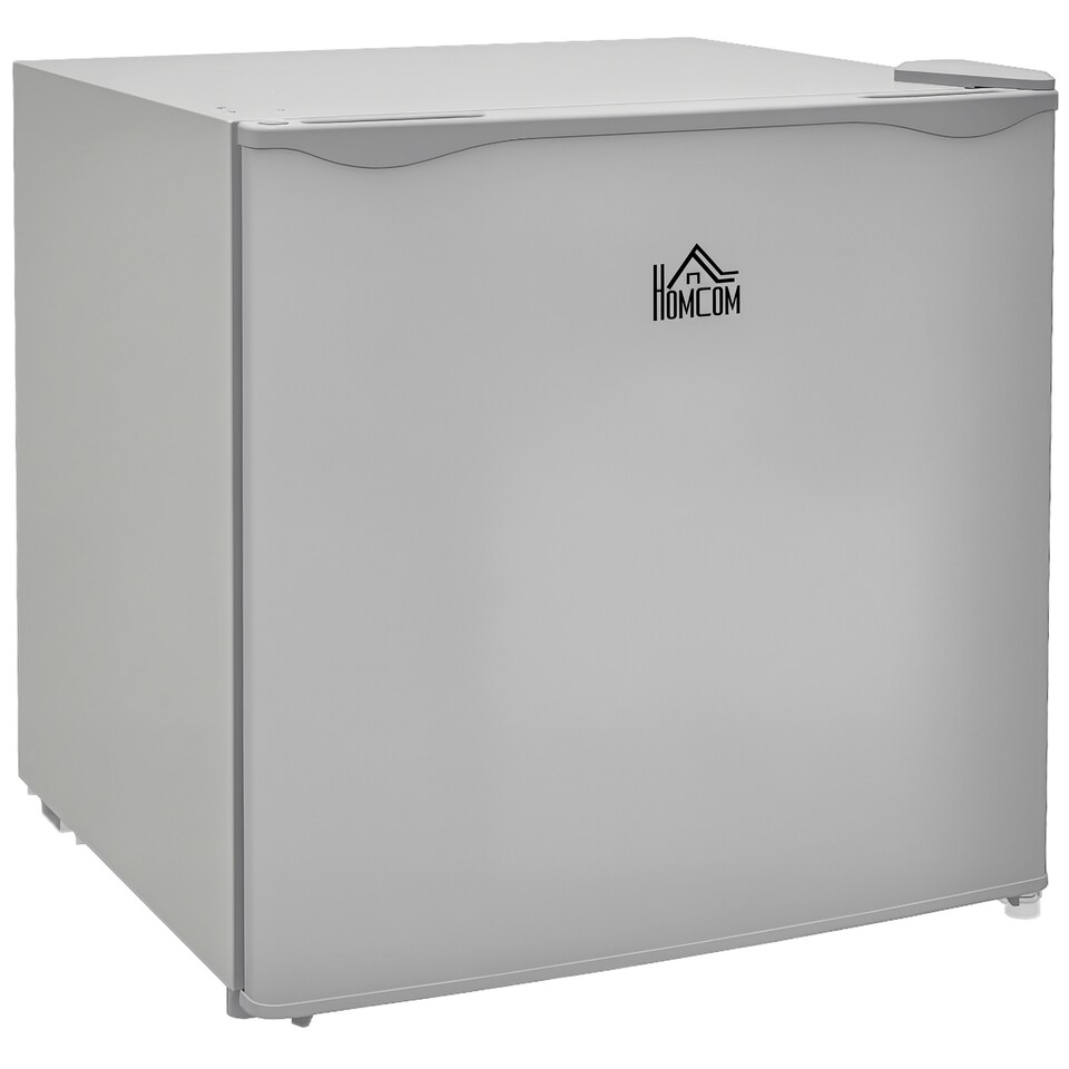 image 1 of HOMCOM Tabletop Mini Freezer with 35 Litre Capacity, Small Freezer with Reversible Door, Adjustable Temperature and Removable Wire Shelf for Bedrooms, Home Office, Grey