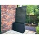 image 1 of Suffolk Planter and Trellis - (Painted Wooden Planter - Choice of Colours Available) - L150 x W40 x H180 cm Brown