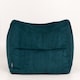 image 7 of Natalia Large Beanbag and Pouffe Set Corduroy Teal | Green | Teal | XL | 2
