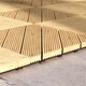 image 9 of Outsunny 9 Pcs Interlocking Flooring Tiles for Patio, Balcony, Hot Tub, Yellow