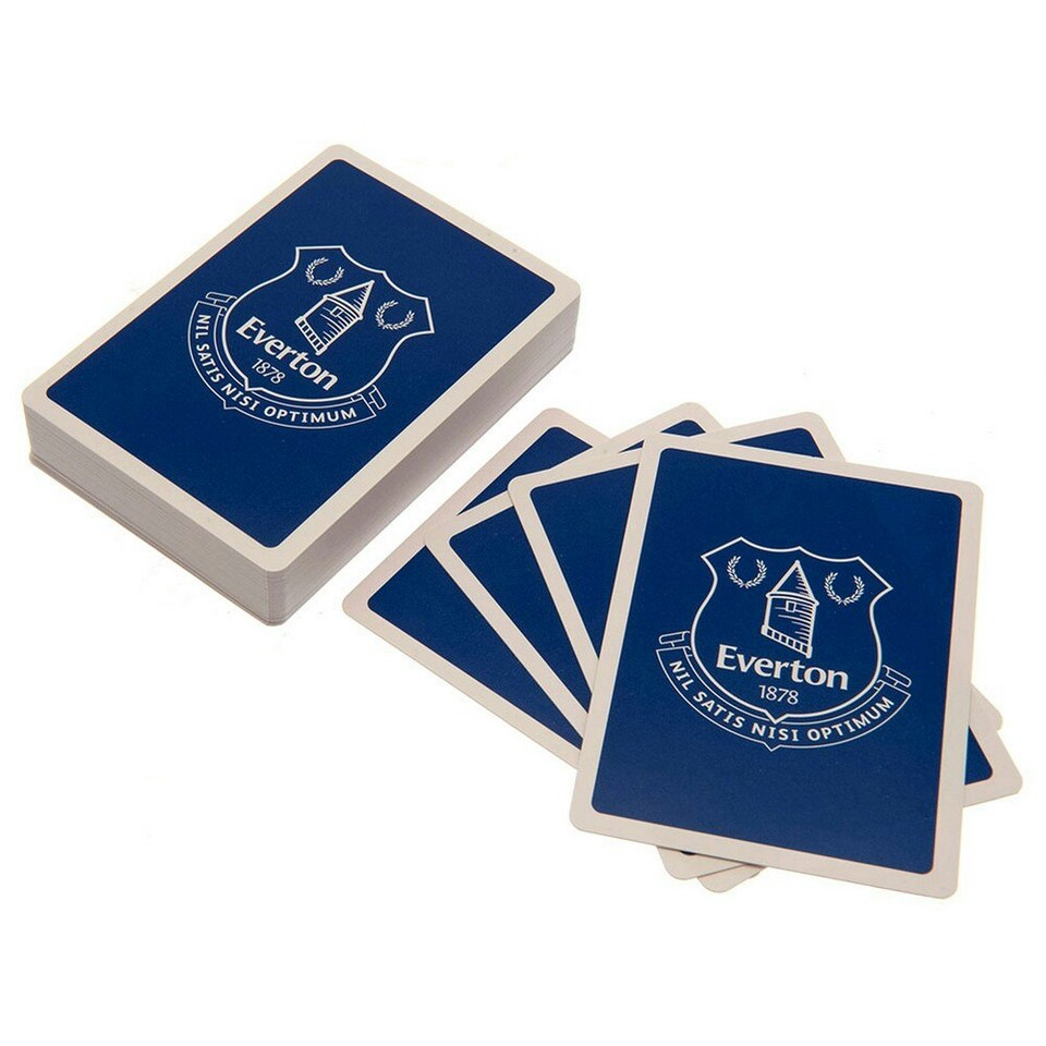 image 1 of Everton FC Crest Playing Card Deck - Blue/White - One Size