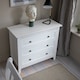image 5 of Karlstad Chest of Drawers 3 Drawer Wide in Classic White