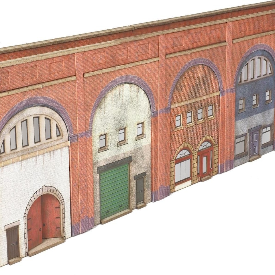 Metcalfe Railway Arch Shops Card Kit