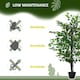 image 7 of Outsunny 145cm Artificial Banyan Plant Faux Decor Tree w/ Pot Indoor