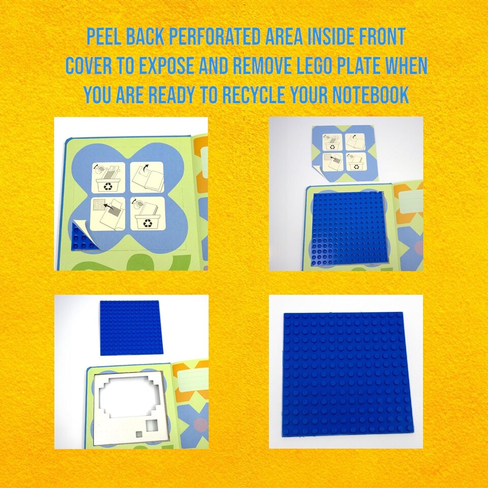 image 1 of LEGO Reclaim Elephant Dotted Notebook with Gel Pen