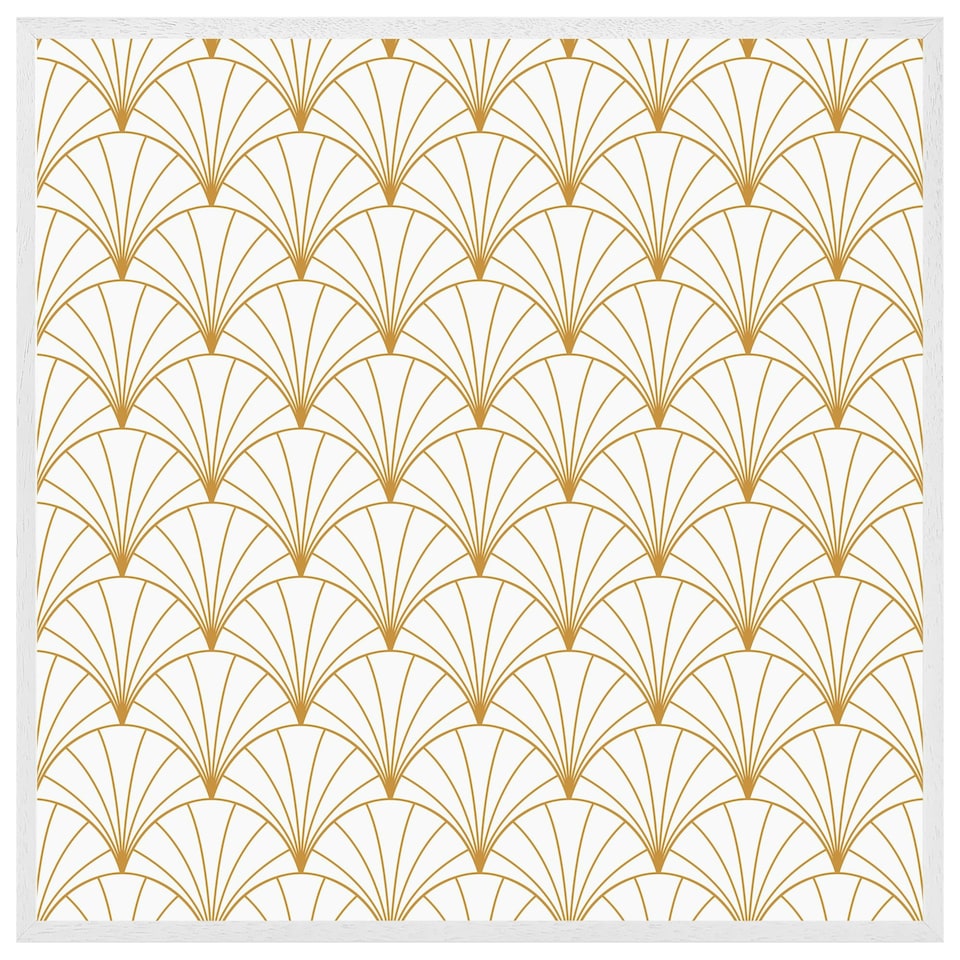 image 1 of Gold shells (Picutre Frame) White | L
