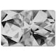image 2 of Black & White Geometric Grunge Pattern (Placemat)