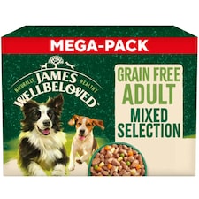 James Wellbeloved Adult Turkey Food Lamb In Gravy Pouch 48 X 90G