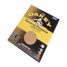 Oakey Glasspaper Sanding Sheets 230 X 280Mm Medium 80G (5)