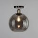 image 3 of BHS Carter 1 Light Flush Ceiling Light, Bronze