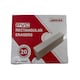 image 3 of Pack of 20 PVC Rectangular Erasers
