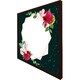 image 3 of Bright flowers, dark background (Picture Frame) White | S