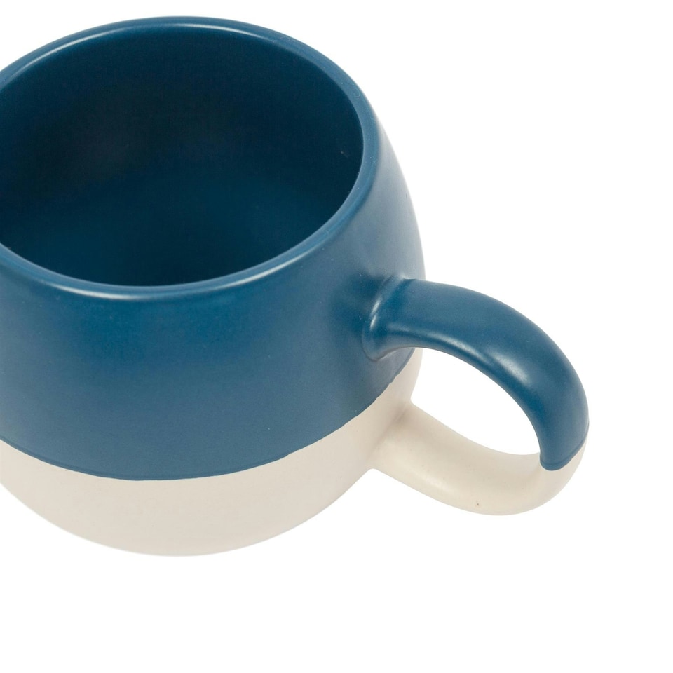 image 1 of Nicola Spring Dipped Stoneware Sphere Mugs - 340ml - 4 Colours Multi
