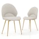 image 1 of COSTWAY Dining Chairs Set of 2 Accent Chairs Grey