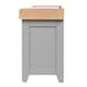 image 4 of Charnwood Hallway Bench with Open Shoe Tidy Free Standing Grey 20kg