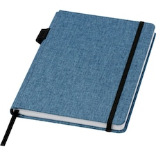 Marksman Orin Recycled Polyester A5 Notebook - Hale Blue - A5