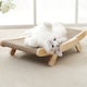 image 3 of Living and Home Versatile Reusable Cat Scratcher Bed | Brown | M