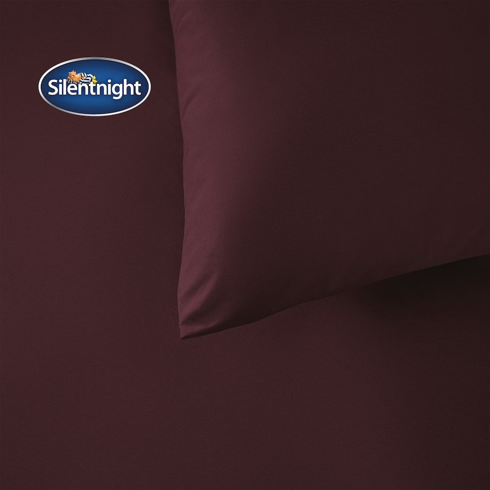 image 1 of Silentnight Supersoft Duvet Set Purple | Berry | Double