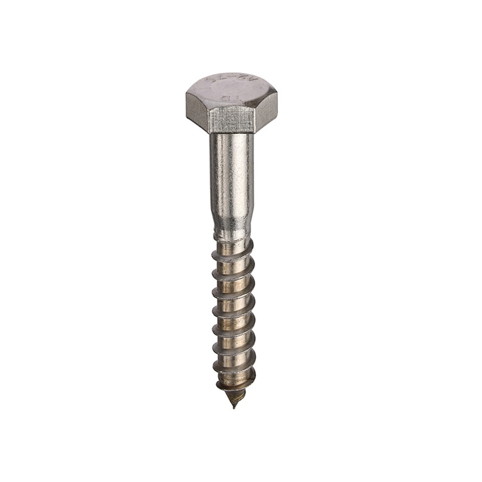 A2-304 St/St Coach Screws M10 x 130 - Box of 50