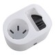image 2 of Living and Home Freestanding Toilet Bowl Brushes Combo Set | White